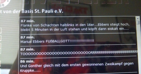 5 Minuten in der Luft!